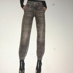 rag & bone Revolve Miramar Black Magic Jogger Sweatpant Jeans